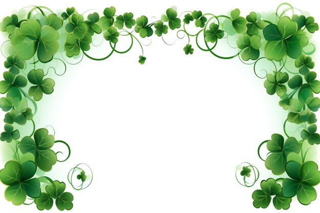 Photo empty saint patricks day frame design