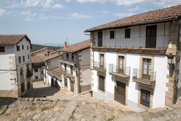 Empty Street Scene in Candelario Salamanca