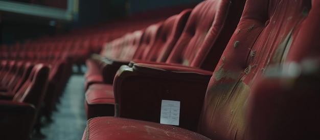 Photo empty theater seats