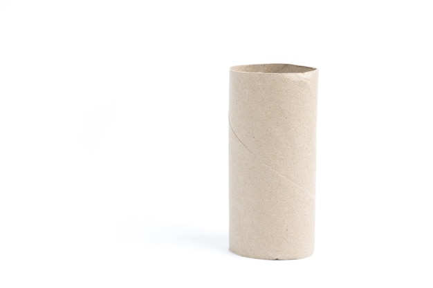 Empty tissue paper roll