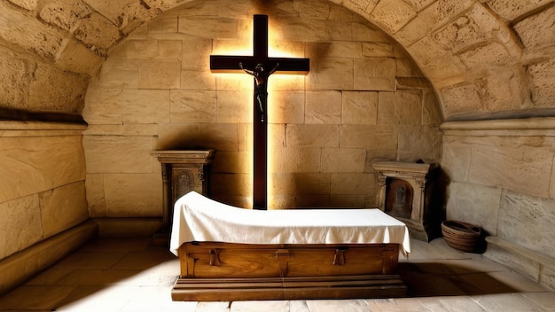 Empty tomb of Jesus