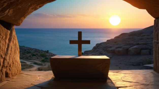 Empty tomb of Jesus