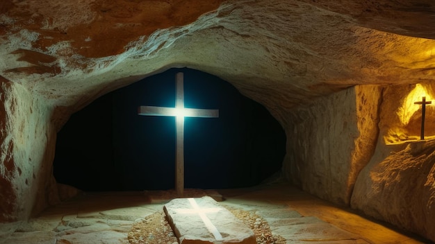 Empty tomb of Jesus