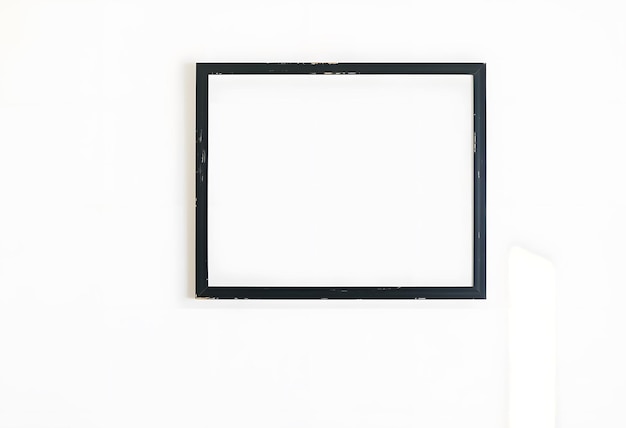 Photo empty white picture frame white picture frame blank picture frame white frame minimalist frame white