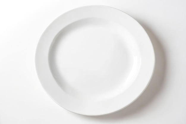 Empty White Plate