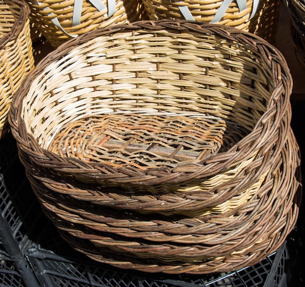 Empty wicker baskets for sale