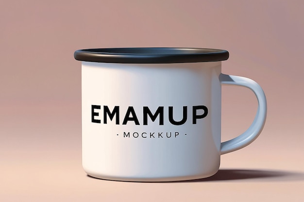 Enamel Mug Mockup