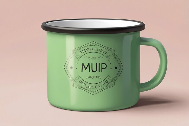 Enamel Mug Mockup