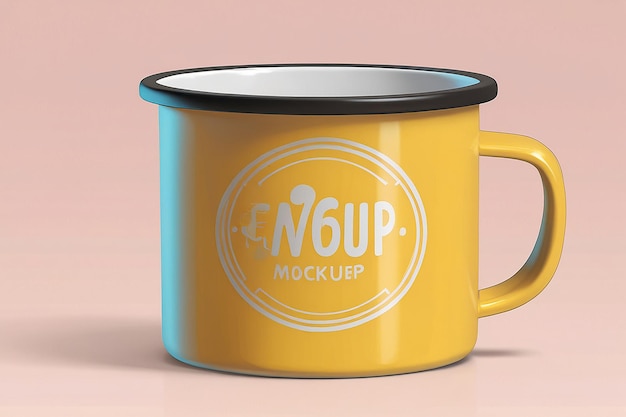 Enamel Mug Mockup