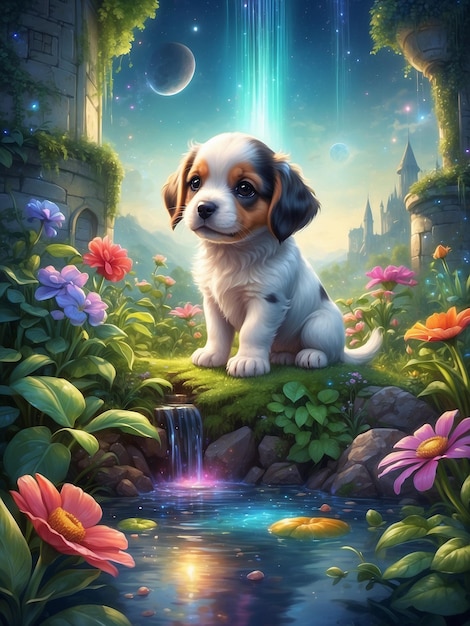 Enchanted Garden Puppy