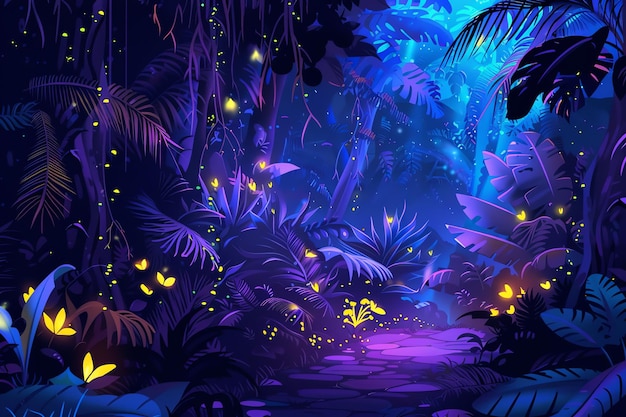 Enchanted Jungle Background