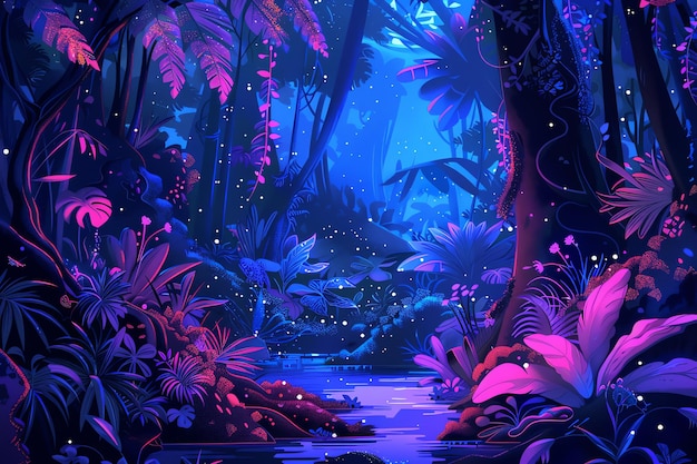 Enchanted Jungle Background