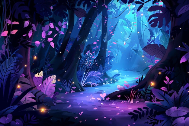 Enchanted Jungle Background