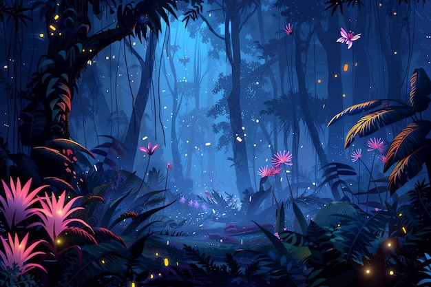 Enchanted Jungle Background