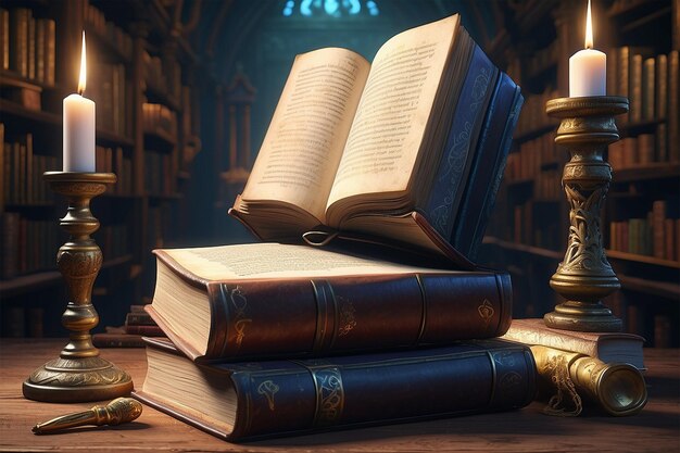 Enchanted Tomes Magical Manuscripts Ancient Scrolls