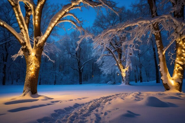 Enchanted Winter Night