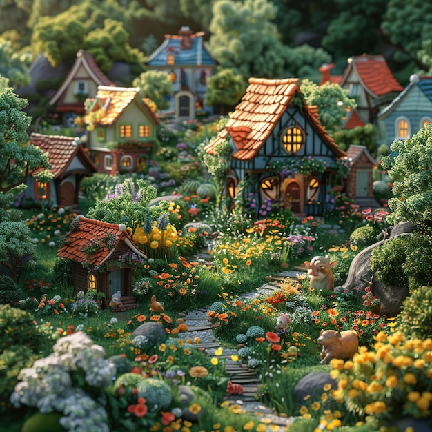 Enchanted Woodland Village