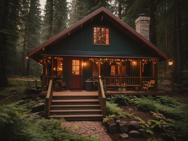 Enchanting Cabin Retreat A Tranquil Haven in the Heart of Nature