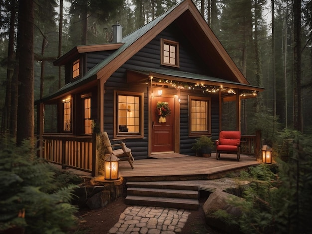 Enchanting Cabin Retreat A Tranquil Haven in the Heart of Nature