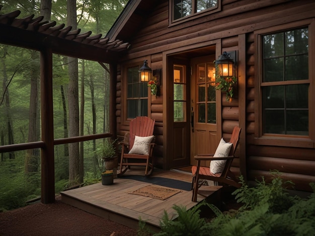 Enchanting Cabin Retreat A Tranquil Haven in the Heart of Nature