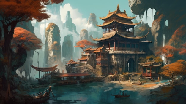 Enchanting Chinese Fantasy Landscape