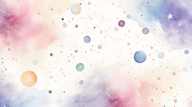 Enchanting collection of watercolor seamless patterns featuring floral natureinspired geometric