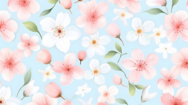 Enchanting collection of watercolor seamless patterns featuring floral natureinspired geometric