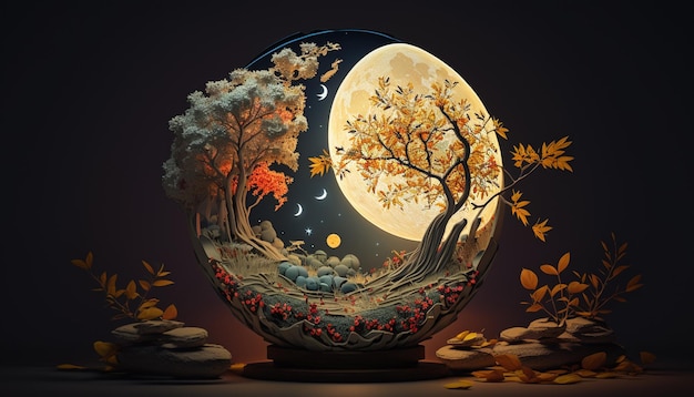 Enchanting Decorations for Chinese Moon Festival Celebration