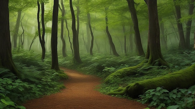 Enchanting forest beautiful high quality