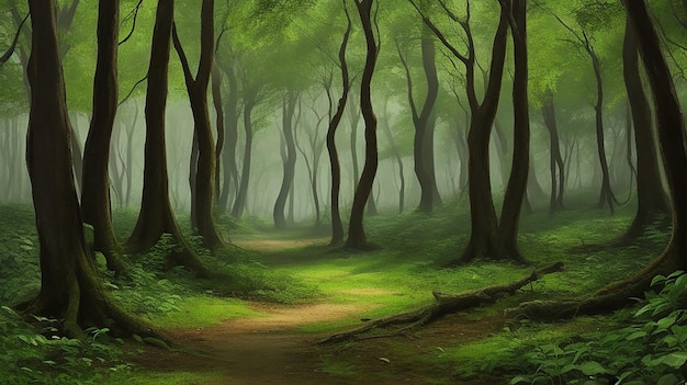 Enchanting forest beautiful high quality