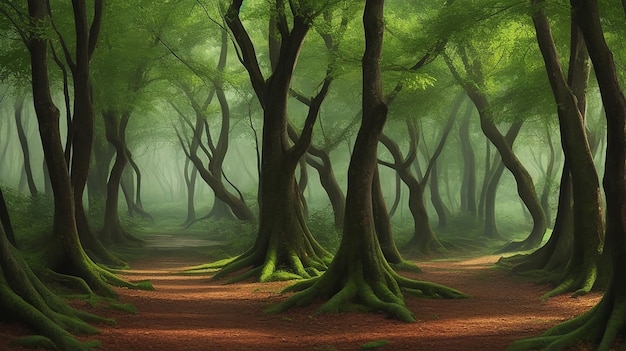 Enchanting forest beautiful high quality