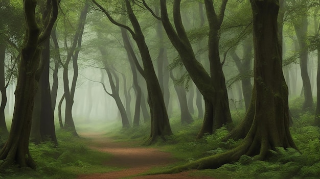 Enchanting forest beautiful high quality