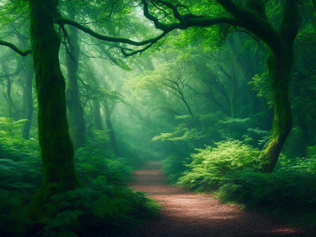 Enchanting forest beautiful high quality