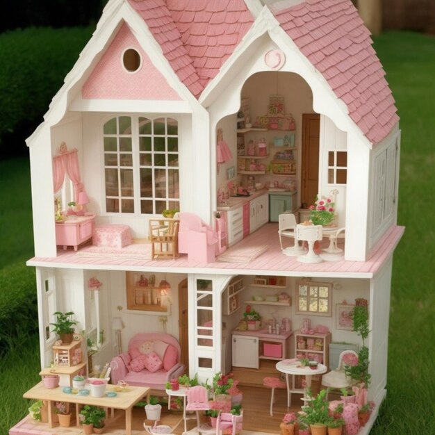 Enchanting Miniature World The Cute Dollhouse AIGenerated