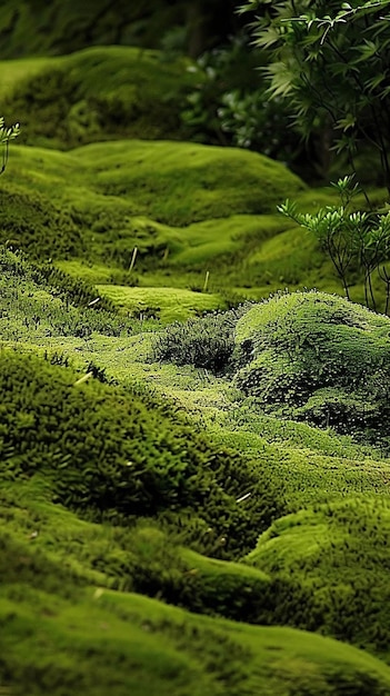 The enchanting moss covered gardens