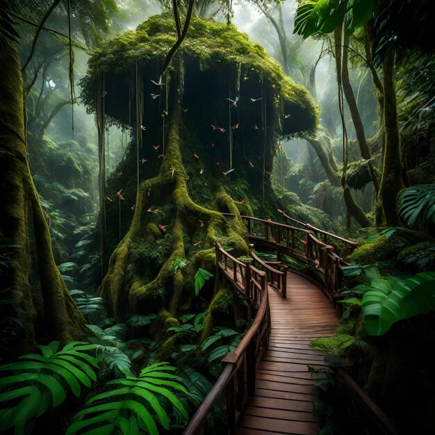 Enchanting Rainforest Canopy