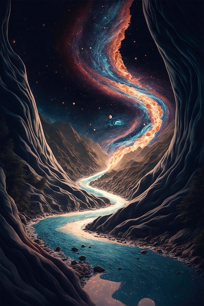 the endless stream of cosmic flow