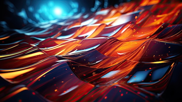 Photo energetic abstract patterns in vivid display