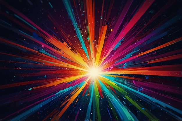 Energetic Desktop Background with Vibrant Dynamic Art