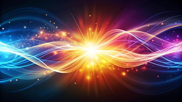 Photo energetic flow background for creative projects and website design