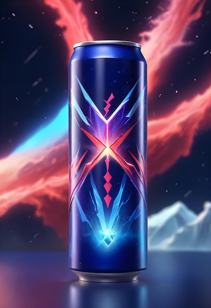 Photo energy drink can