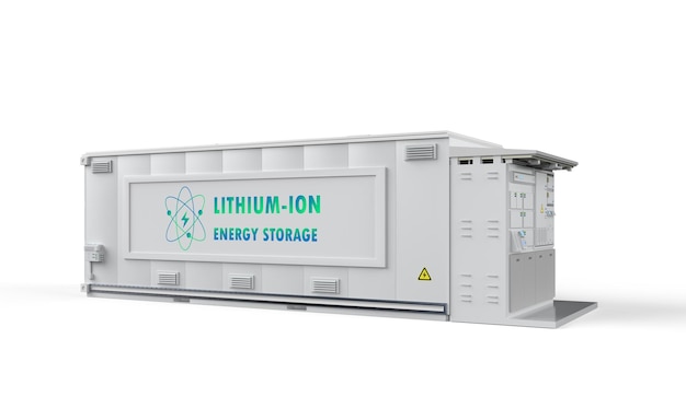 Energy storage system or battery container unit with lithiumion power