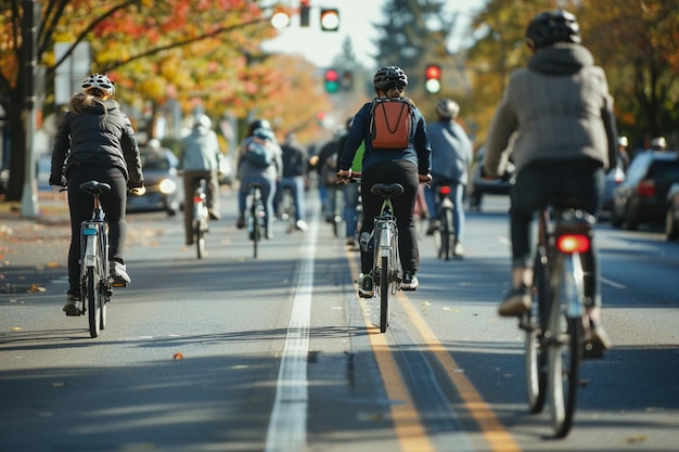 Engage with the urban cycling community as they pe generative ai