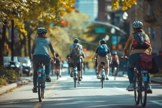 Engage with the urban cycling community as they pe generative ai