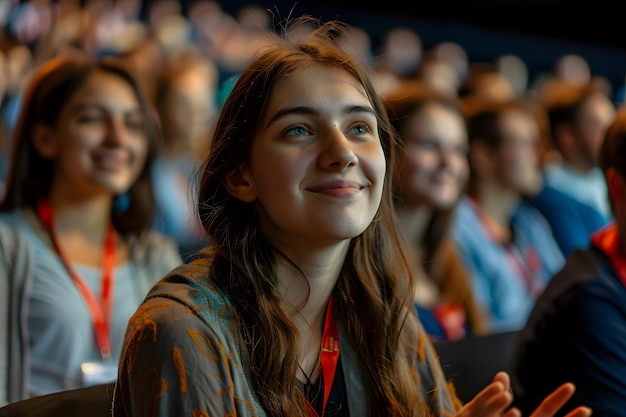 Engaged Audience at a Conference Event