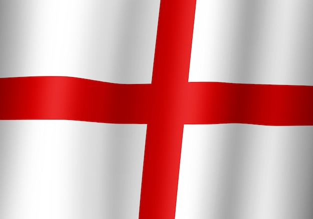 england flag 3d illustration close up view