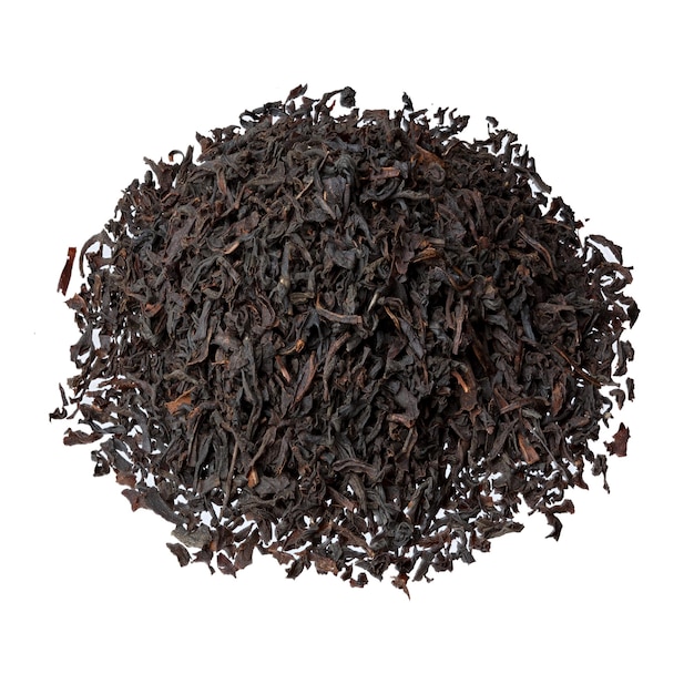 English breakfast tea Black indian tea closeup