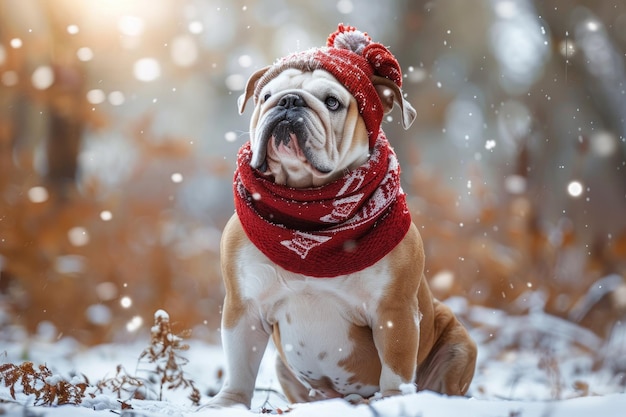 English bulldog for themed events and holidays