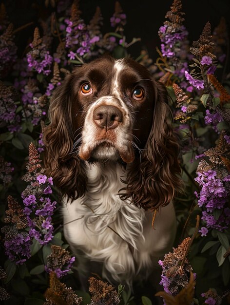 Photo english springer spaniel