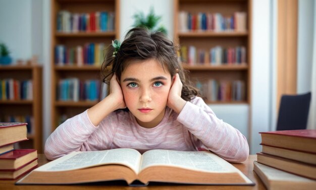 Engrossed in reading in cozy atmosphere